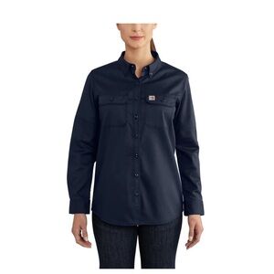 CARHARTT-Women's Flame Resistant Relaxed Fit Rugged Flex Twill Shirt